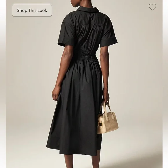 J Crew Elena shirt-dress in cotton poplin - Picture 3 of 5